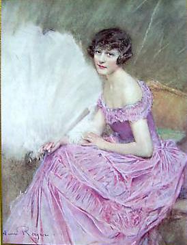 unknow artist Henri Royer Jeune fille Norge oil painting art